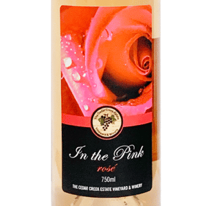 in the pink rose wine cedar creek estate